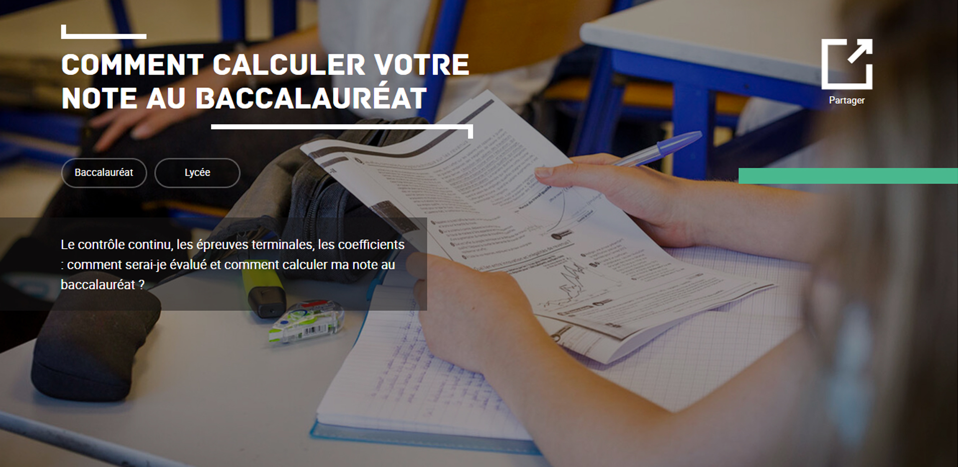 Calcul de la note