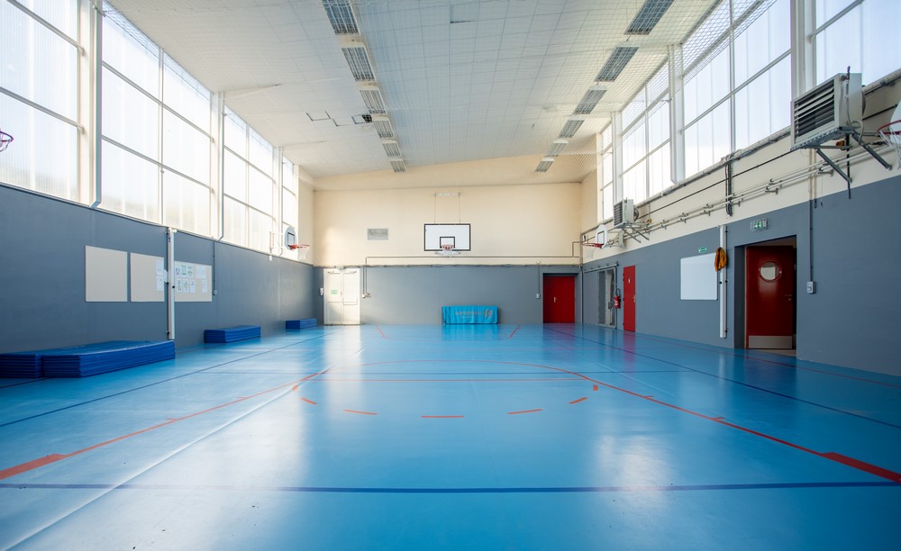 Int&eacute;rieur du gymnase